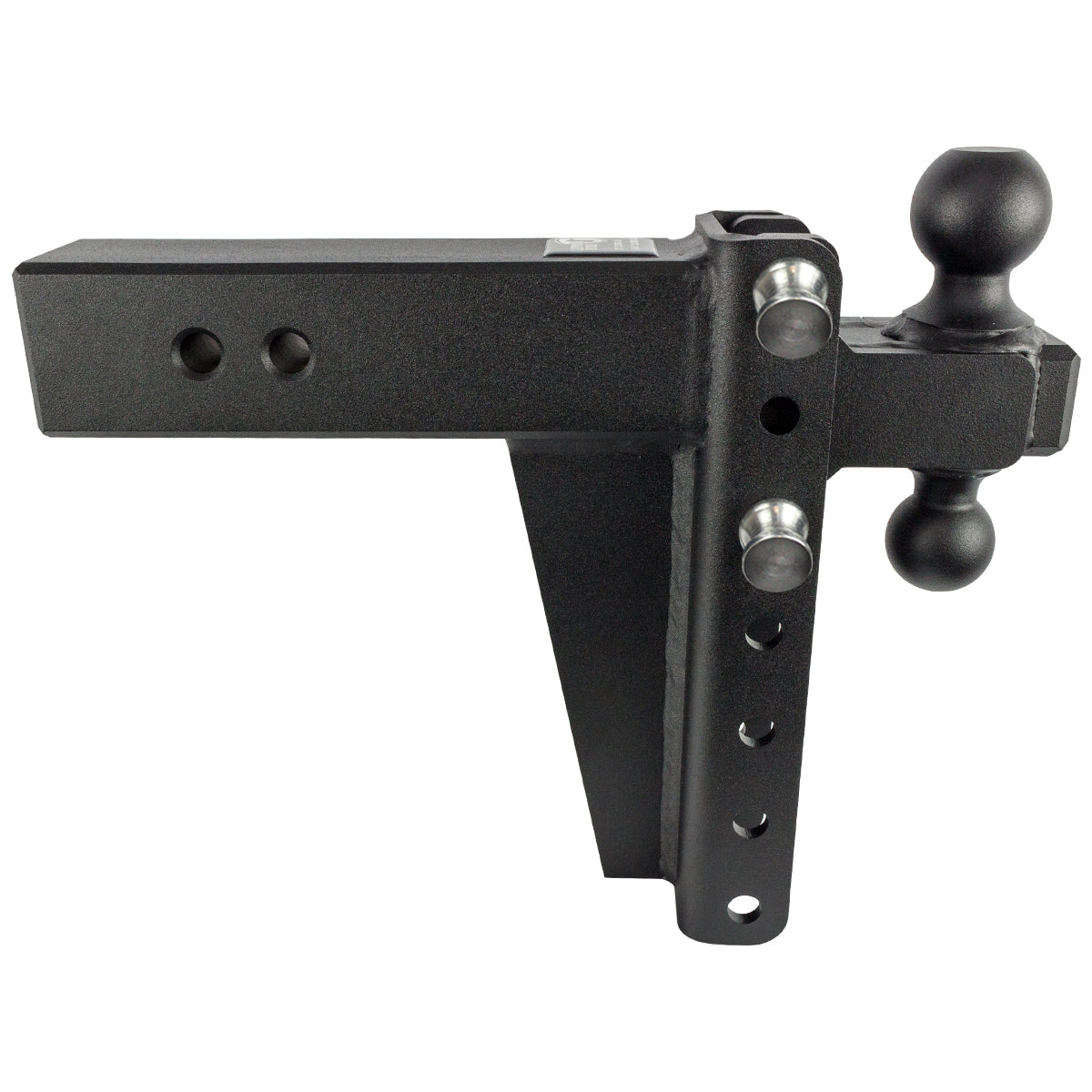 Bulletproof Heavy Duty 8” Drop/Rise Trailer Hitch 3" Box Steel Shank