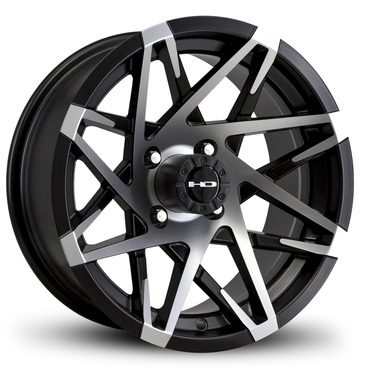 HD Golf Canyon 14x7 | -14 Offset Satin Black/Machined Face
