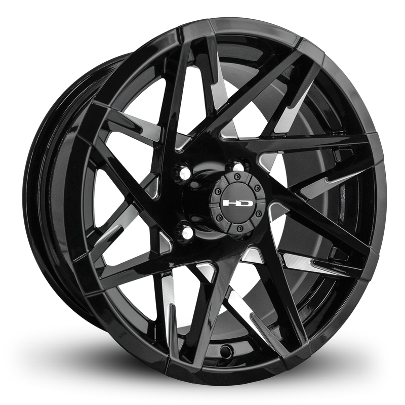 HD Golf Canyon 12x7 | -14 Offset Gloss Black/Milled Face