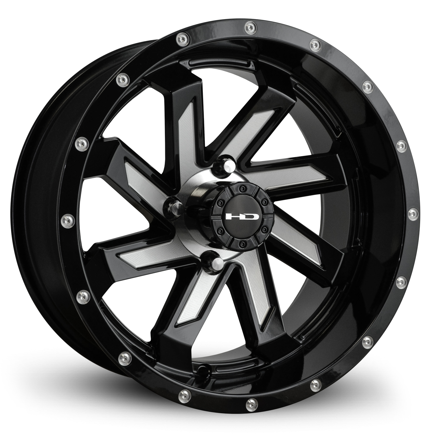HD Golf Saw 14x7 | -14 Offset Gloss Black/Milled Face