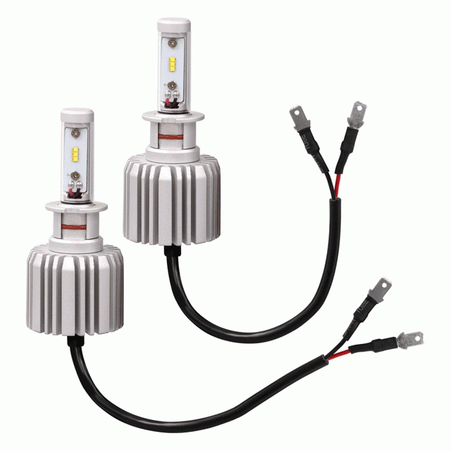 Heise HE-H3LED 50 Watts LED Headlight Replacement Kit (Pair) Heise