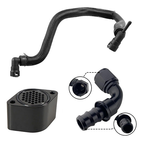 TruckTok 2011-2019 6.7L Powerstroke 4" Exhaust Delete Pipe & CCV/EGR Delete Kit
