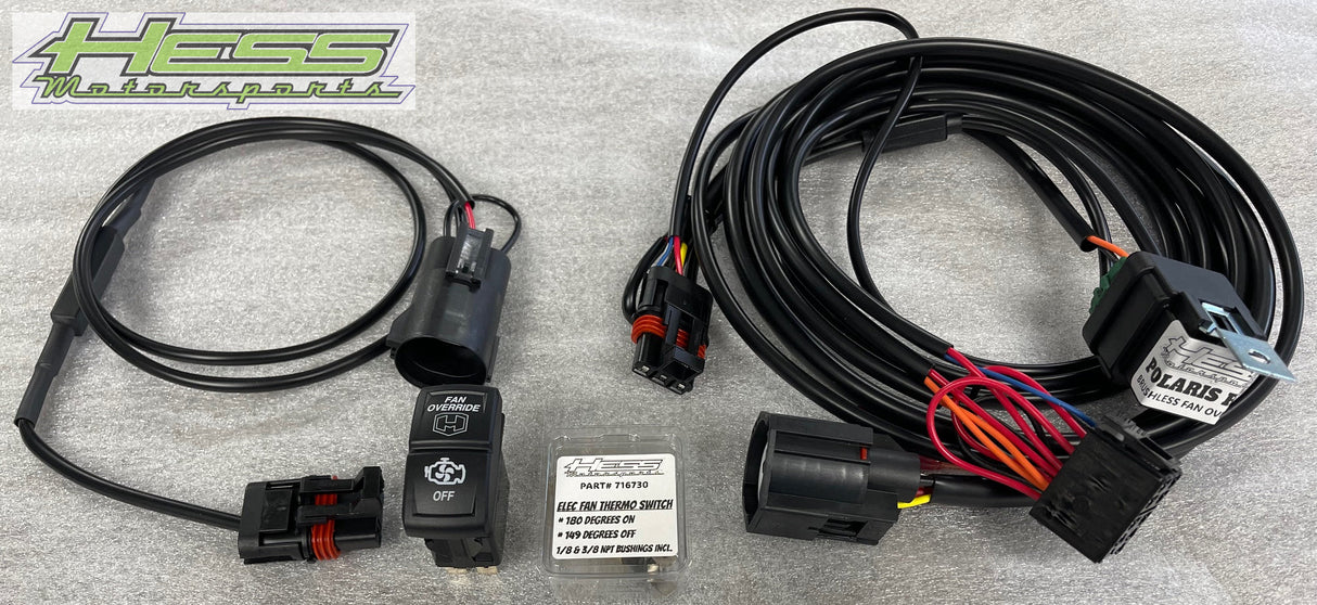 Fan Override Switch Kit - RZR XP Turbo (Stock Radiator) 2017+