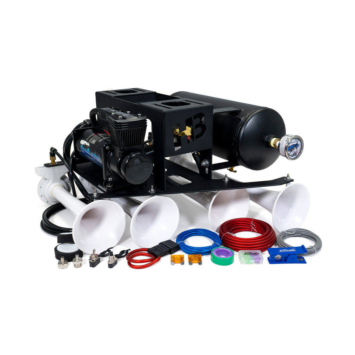 Conductor's Special 244K Spare Tire Delete® Kit HornBlasters