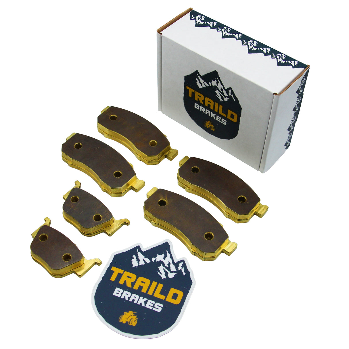 Honda Pioneer 700/520/500 2014-2026 Brass Brake Pad Set Traild