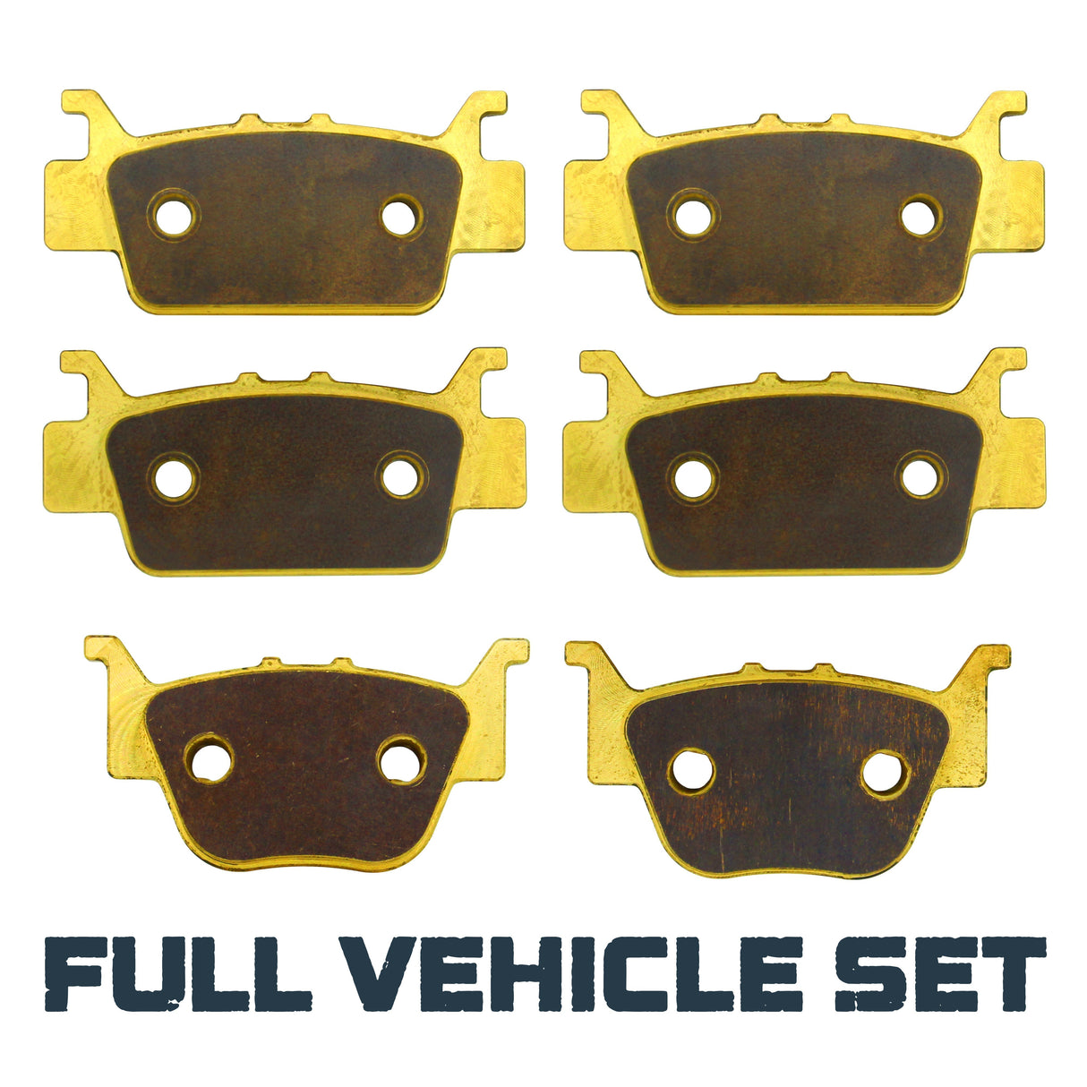 Honda Rincon TRX680/Rubicon 700 2008-2026 Brass Brake Pad Set Traild