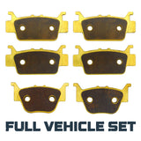 Honda Rincon TRX680/Rubicon 700 2008-2026 Brass Brake Pad Set Traild