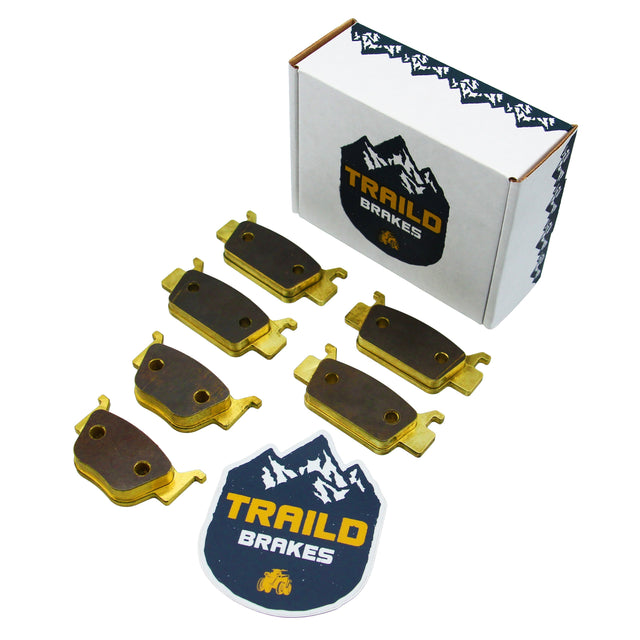 Honda Rincon TRX680/Rubicon 700 2008-2026 Brass Brake Pad Set Traild