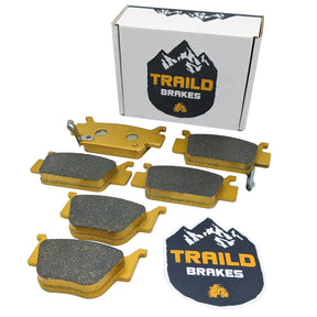 Honda Rincon TRX680/Rubicon 700 2008-2026 Ceramic Brake Pad Set Traild
