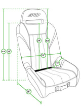 GT/S.E. Suspension Seats Kit for Polaris RZR PRO XP, PRO R, Turbo R by PRP