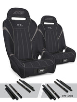 GT/S.E. Suspension Seats Kit for Polaris General, RZR S 900, 900 Trail, Trail, XP 1000, Turbo, Turbo S, RS1 by PRP