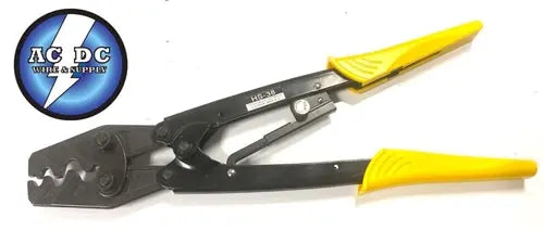Wire Crimping Pliers 5.5-38mm² HS-38 Professional Ratchet Terminal Crimper AC/DC WIRE AND SUPPLY