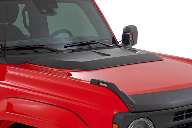 Hood Scoop Gloss Black Ford Bronco 4WD (2021-2025) Rough Country