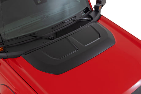 Hood Scoop Gloss Black Ford Bronco 4WD (2021-2025) Rough Country