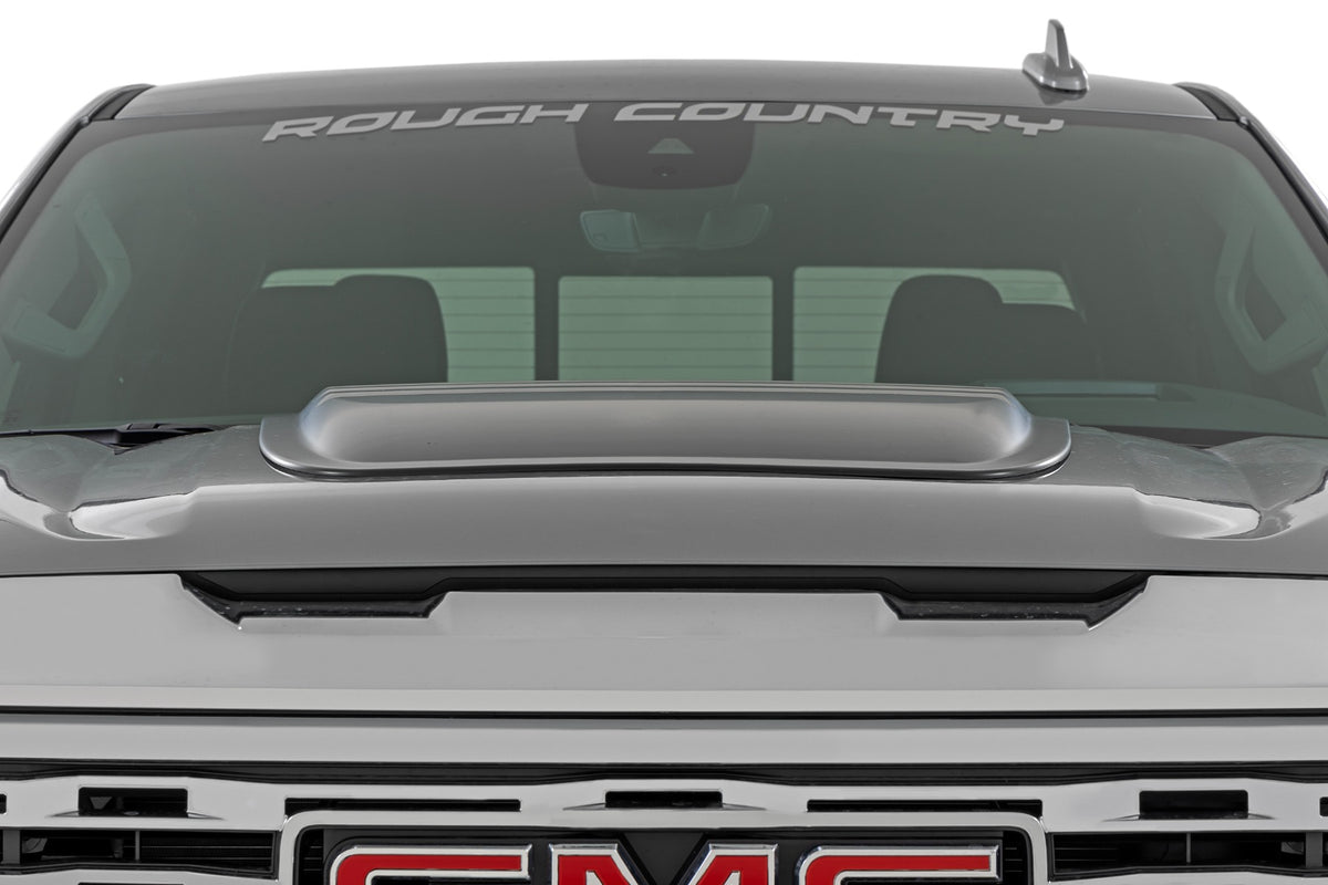 Hood Scoop GBA Black GMC Sierra 1500 2WD/4WD (2019-2026) Rough Country