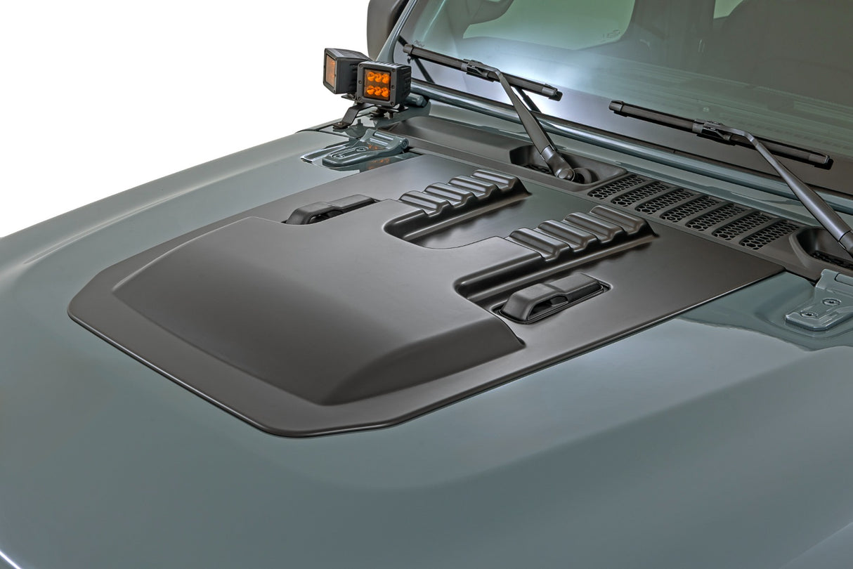 Hood Scoop Jeep Gladiator JT/Wrangler JL 4WD (2018-2026) Rough Country