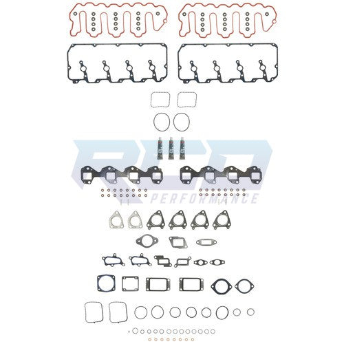 Fel-Pro 6.6L Duramax 2004.5 - 2010 LLY LBZ LMM Cylinder Head Set w/o Head Gaskets