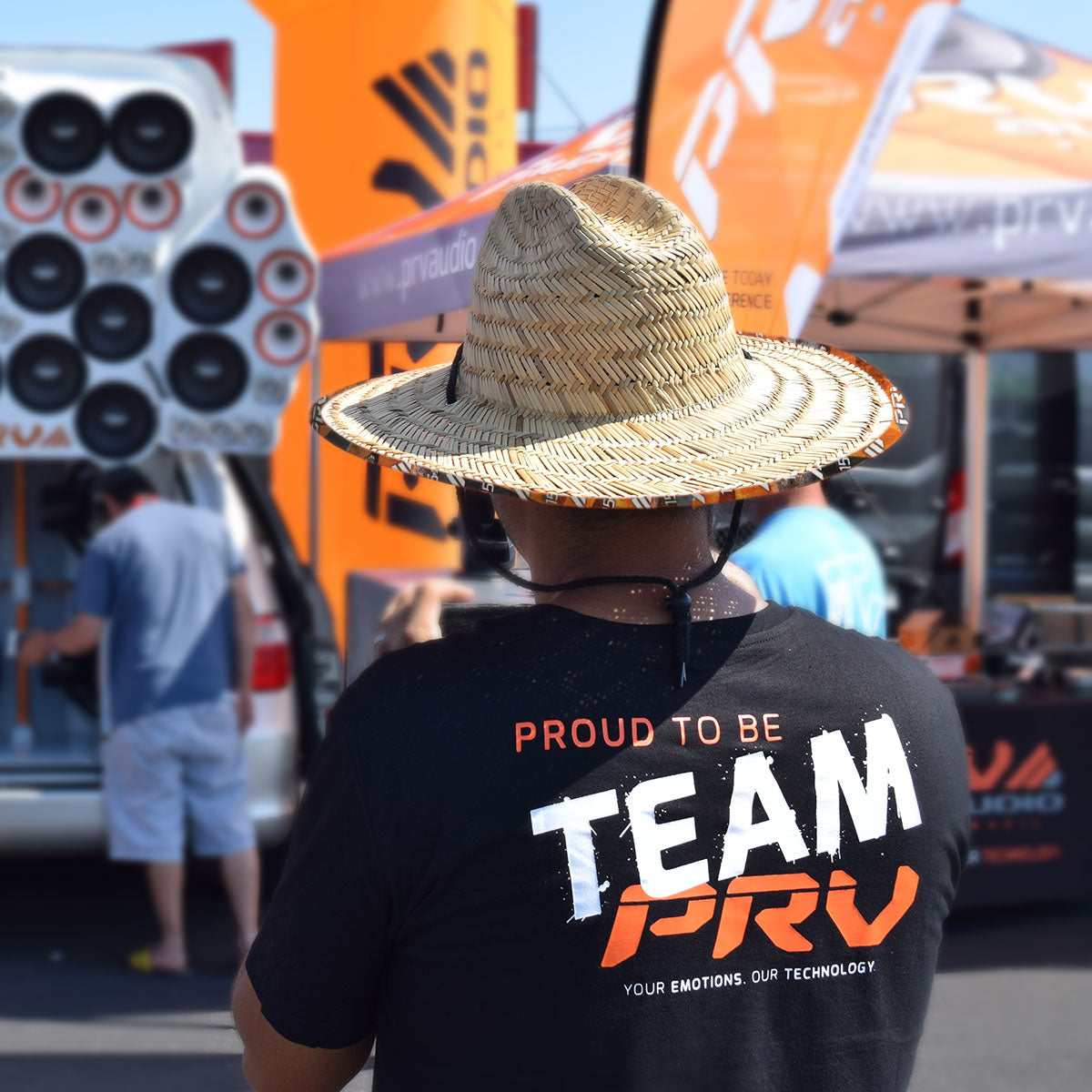 PRV Audio 15 Years Lifeguard Natural Fiber Straw Sun Hat