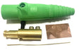 Hubbell series 16 GREEN CAM LOCK 400 AMP MALE AC/DC WIRE AND SUPPLY