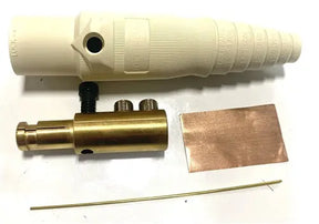 Hubbell series 16 WHITE CAM LOCK 400 AMP MALE AC/DC WIRE AND SUPPLY