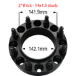 2" thick - 8 x 200mm to 8 x 200mm - Hub Centric Ford Far From Stock - CWA