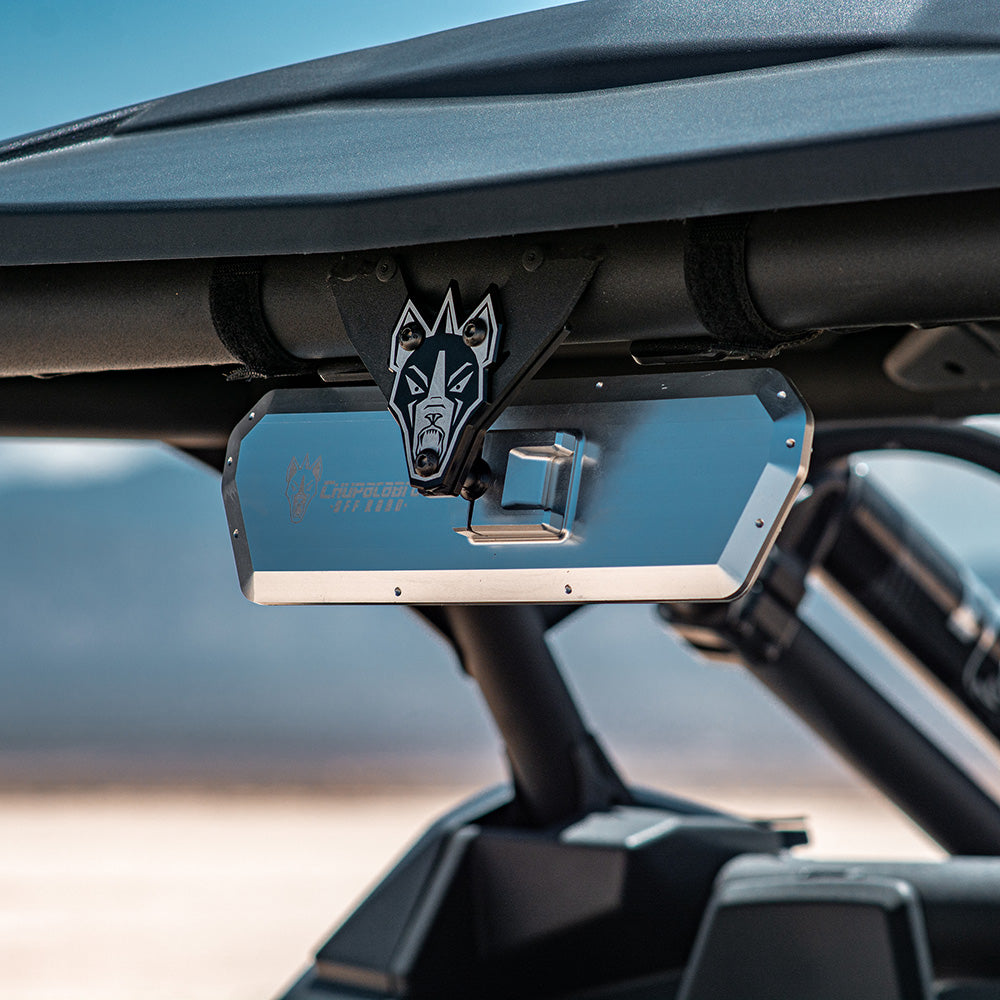 X3 Specific Super DELUXE 11" Offroad UTV Center Rearview Mirror Chupacabra Offroad