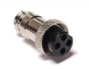 Ham/CB/Audio 4-Pin Female Mic Connector 274-001A TekShack
