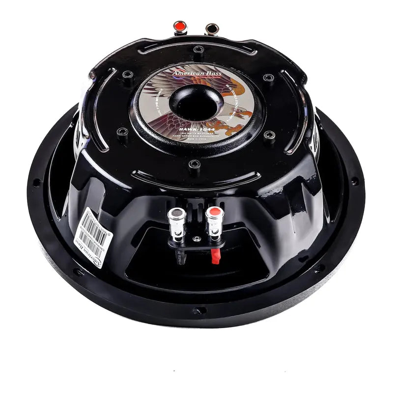 American Bass Hawk Slim 10 10" 700W RMS Shallow Subwoofer DVC 4-Ohm