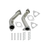 Exhaust Header/Downpipe Exhaust/Y Pipe Downpipe All-In-One Kit for 2009-2013 Nissan 370Z /Infiniti G37 G37X G37XS 3.7L Flashark