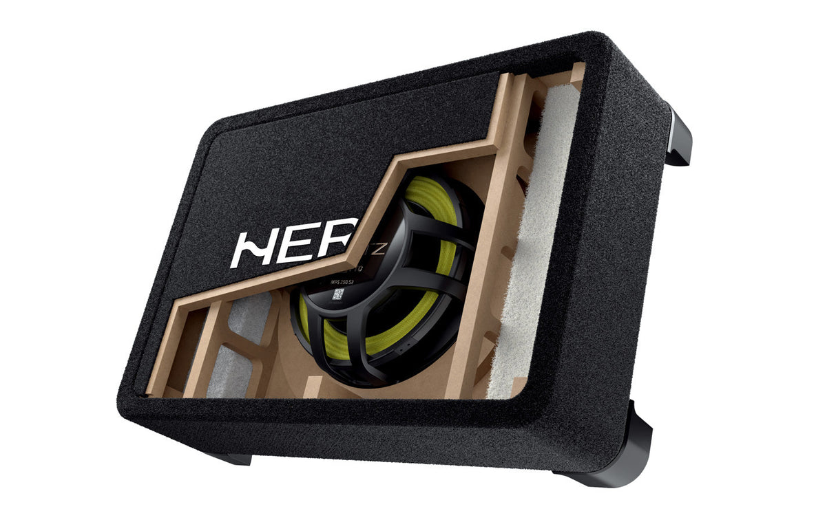 Hertz Mille MPBX 250 S2 10" Shallow Sealed Subwoofer Loaded Enclosure
