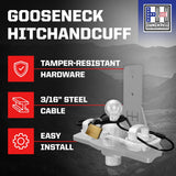 Hitchandcuff - Gooseneck Lockable Cable Hitcholder