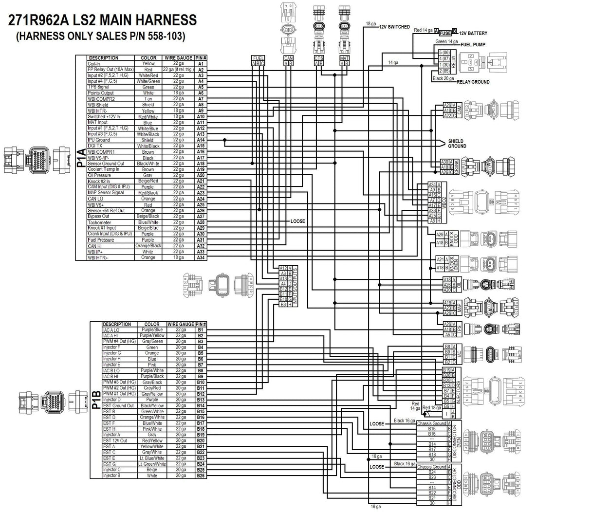 GM LS Compatible 427 c.i. Pro Series Engine - 605 Horsepower - Deluxe Dressed - Black Pulley Kit - Holley Terminator X EFI System