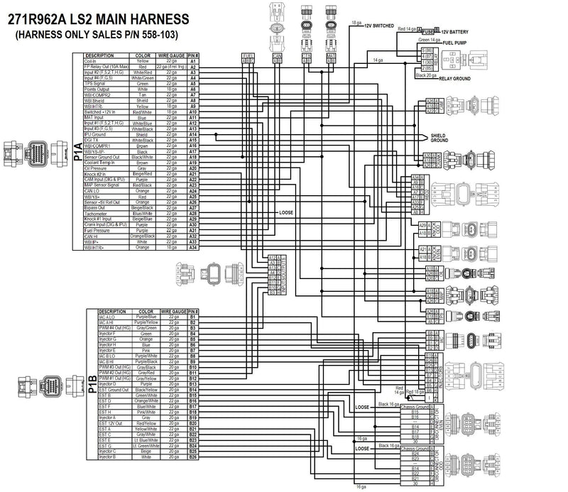 GM LS Compatible 376 c.i. Pro Series Engine - 530 Horsepower - Base Dressed - Holley Terminator X EFI System