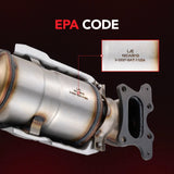 Front Catalytic Converter for 2006-2011 Honda Civic L4 1.8L, EPA Compliant