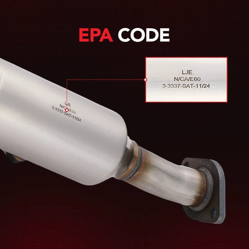 Rear Catalytic Converter for 2003-2011 Honda Element 2.4L, EPA Compliant Flashark