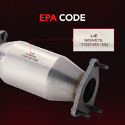 Rear Catalytic Converter for 2008-2013 Honda Accord Acura TSX 2.4L, Direct-Fit Flashark