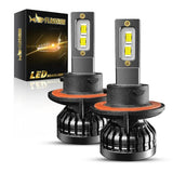 9005/HB3 H4 H7 H11 H13 LED Headlight Bulbs 80W 6400LM 6000K 2 Bulbs