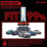 H11 H8 H9 LED Headlight Bulbs 60W 6000K ‎20000LM White 2Pcs for Chevrolet/Ford/Toyota/Dodge/GMC/Honda Flashark