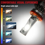H11 H8 H9 LED Headlight Bulbs 110W 6500K ‎‎‎28000LM White 2Pcs for Chevrolet/Ford/Toyota/Dodge/GMC/Honda/Nissan/Lexus/Jeep/Mazda
