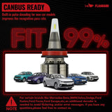 H11 H8 H9 LED Headlight Bulbs 60W 6500K ‎‎‎16000LM White 2Pcs for Chevrolet/Ford/Toyota/Dodge/GMC/Honda/Nissan/Lexus/Jeep/Mazda
