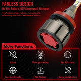 L2 H11 H8 H9 LED Headlight Bulbs 100W 6000K ‎‎‎13000LM White 2Pcs | Flashark Flashark