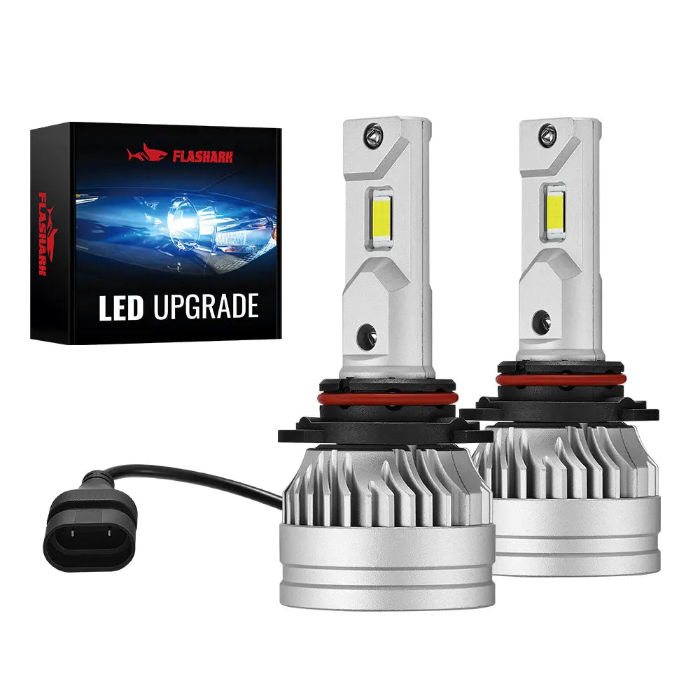 9006/HB4 LED Headlight Bulbs 100W 6500K ‎22000LM White 2Pcs for Chevrolet/Ford/GMC//Toyota/Dodge/Honda/Nissan/Lexus/Jeep/Mazda