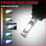 9007/HB5 LED Headlight Bulbs 100W 6500K ‎‎14000LM White 2Pcs Dual-function