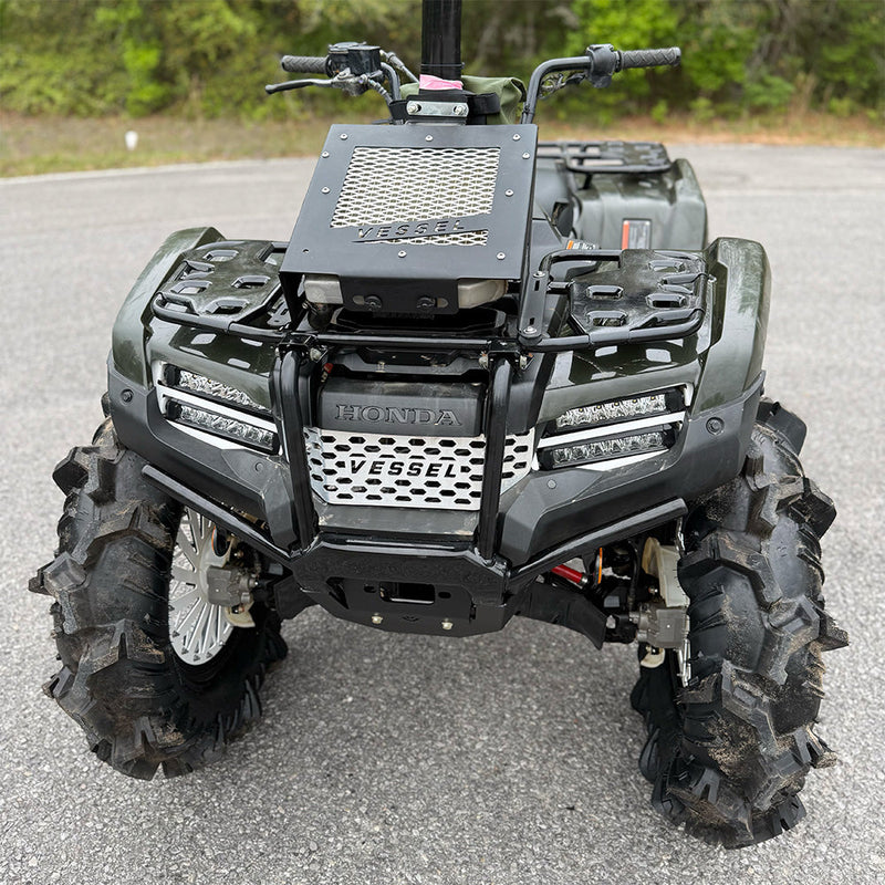 Dual Wide 8" LED Headlights for 2014+ Honda Rancher, Foreman, Rubicon Vessel Powersports