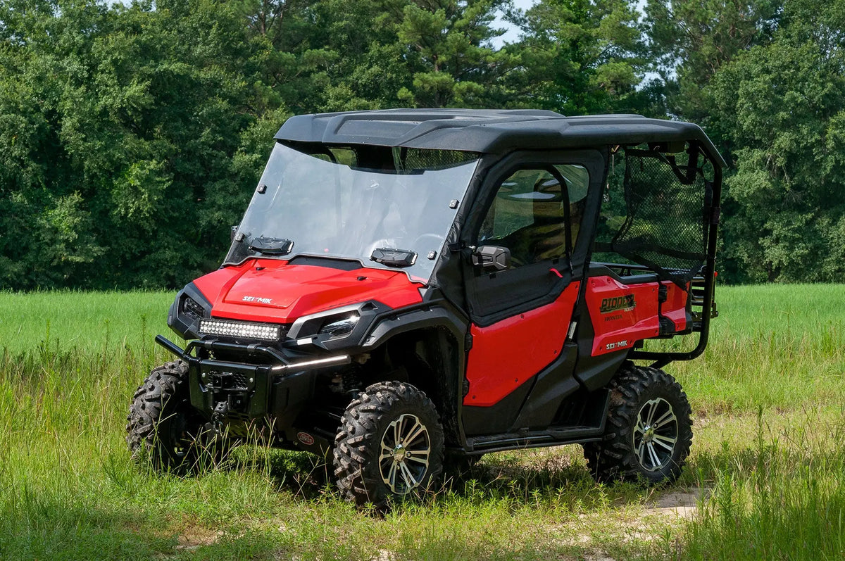 Seizmik 52-06021KIT Framed 1/2 Upper Door Kit - Honda Pioneer 1000, installed on vehicle