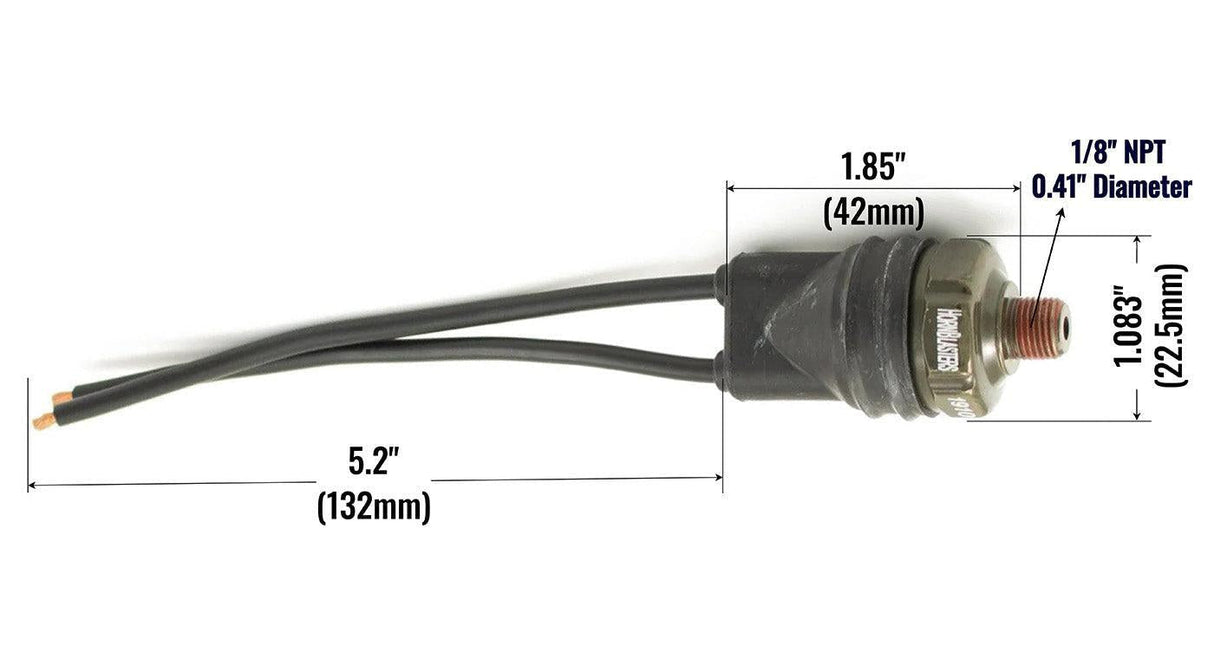 HornBlasters Pressure Switch with Leads HornBlasters