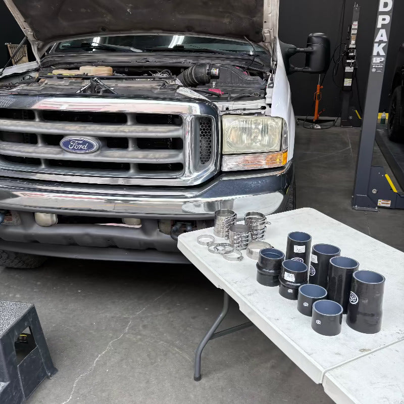 Hot and Cold Side Boot Kit for 1999.5-2003 Ford F250/F350, 7.3L Powerstroke S&B