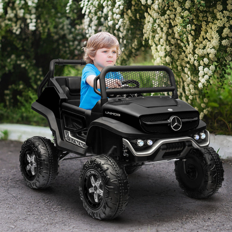 Mercedes-Benz Unimog 12V Kids Ride on Truck with Remote Control - Officially Licensed