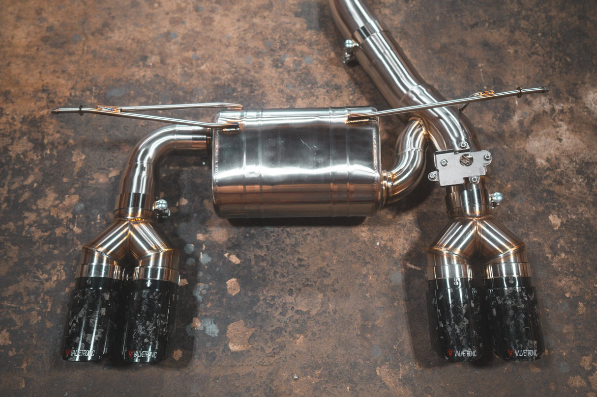 BMW F87 M2 Competition Equal Length Valved Sport Exhaust System Valvetronic Designs