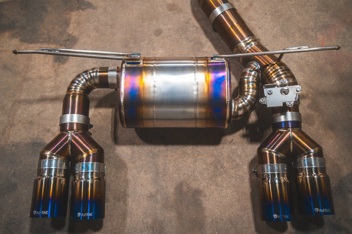 BMW F87 M2 Competition Equal Length Valved Sport Exhaust System Valvetronic Designs